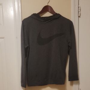 Nike Kids Long Sleeve Tee - Dark Gray
